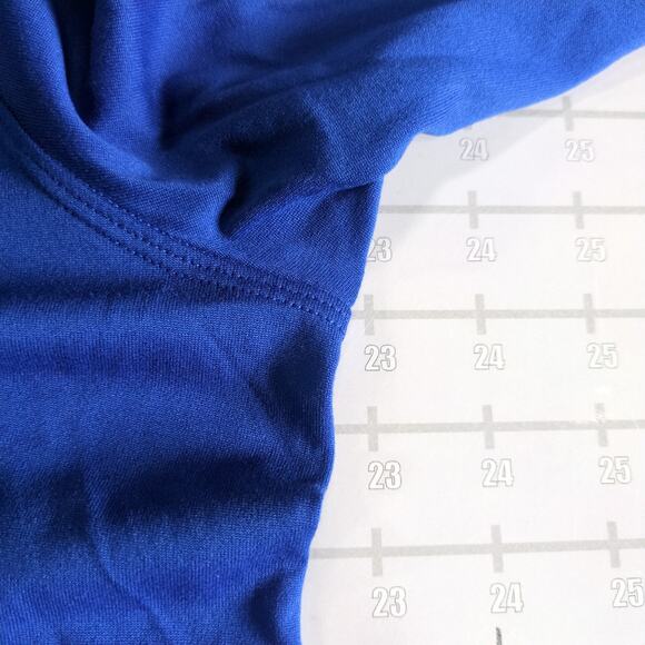 Under Armour Air Force 1/4 Zip Pullover Mens L Blue Heat Gear Loose Lightweight - Picture 7 of 8